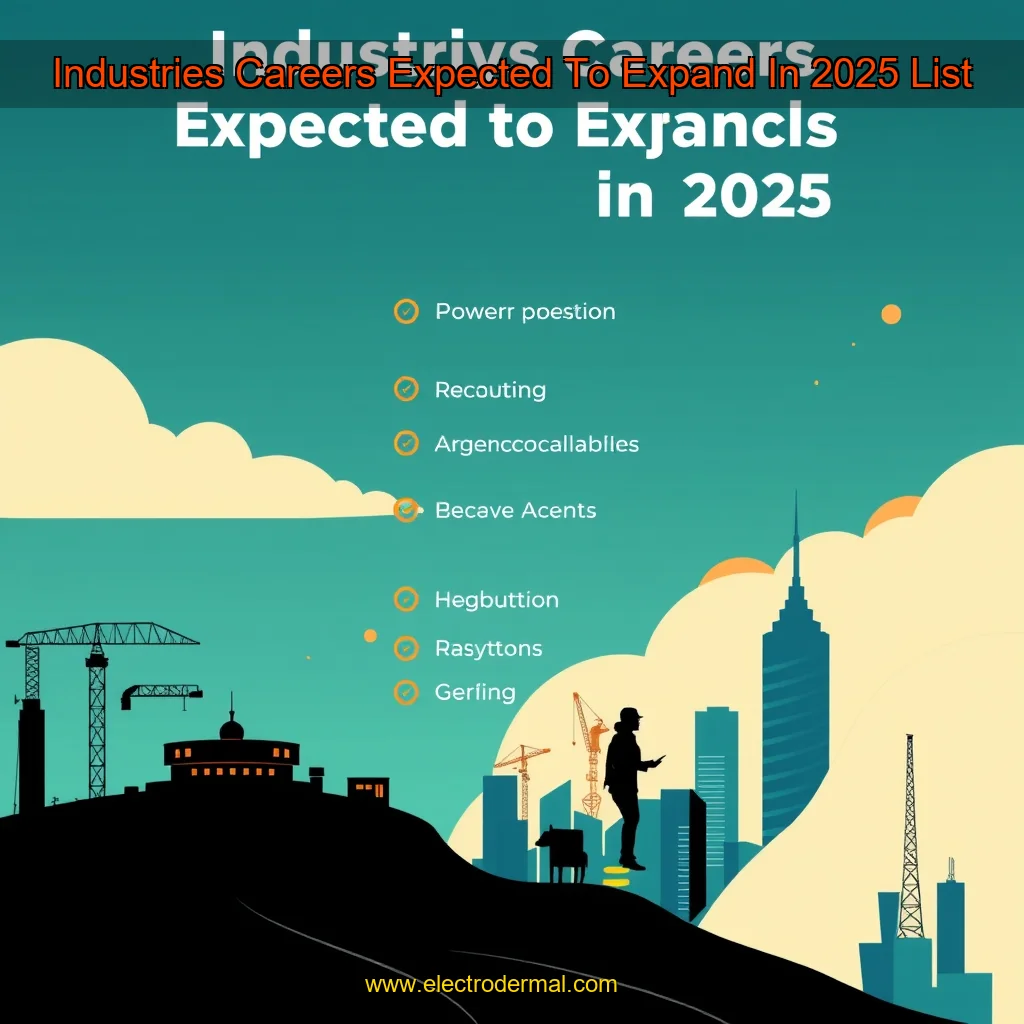 Read more about the article Industries  Careers Expected To Expand In 2025  List