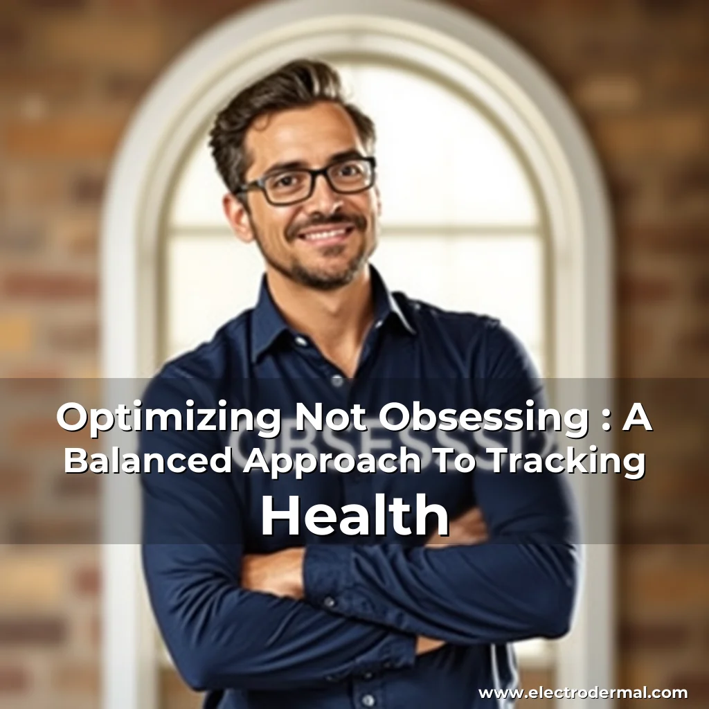 Read more about the article Optimizing  Not Obsessing : A Balanced Approach To Tracking Health