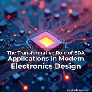 Artistic representation for The Transformative Role of EDA Applications in Modern Electronics Design