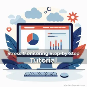 Artistic representation for Stress Monitoring Step-by-Step Tutorial