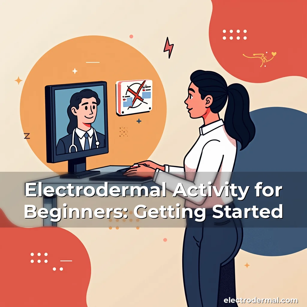 Artistic representation for Electrodermal Activity for Beginners: Getting Started