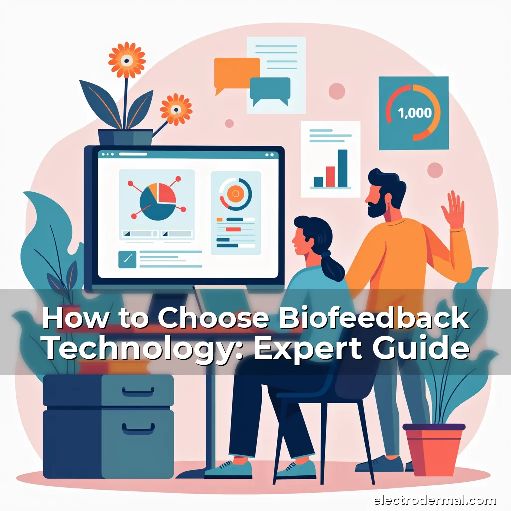Artistic representation for How to Choose Biofeedback Technology: Expert Guide