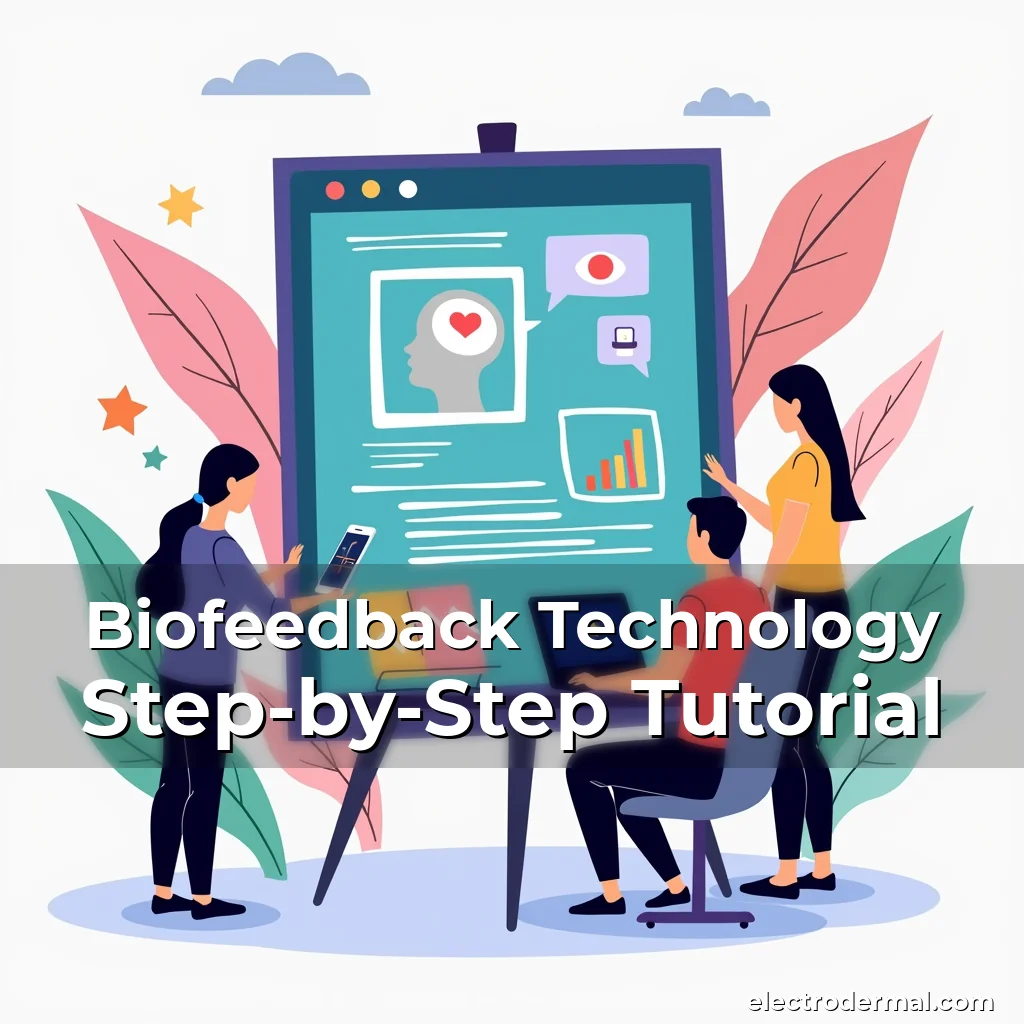 Artistic representation for Biofeedback Technology Step-by-Step Tutorial