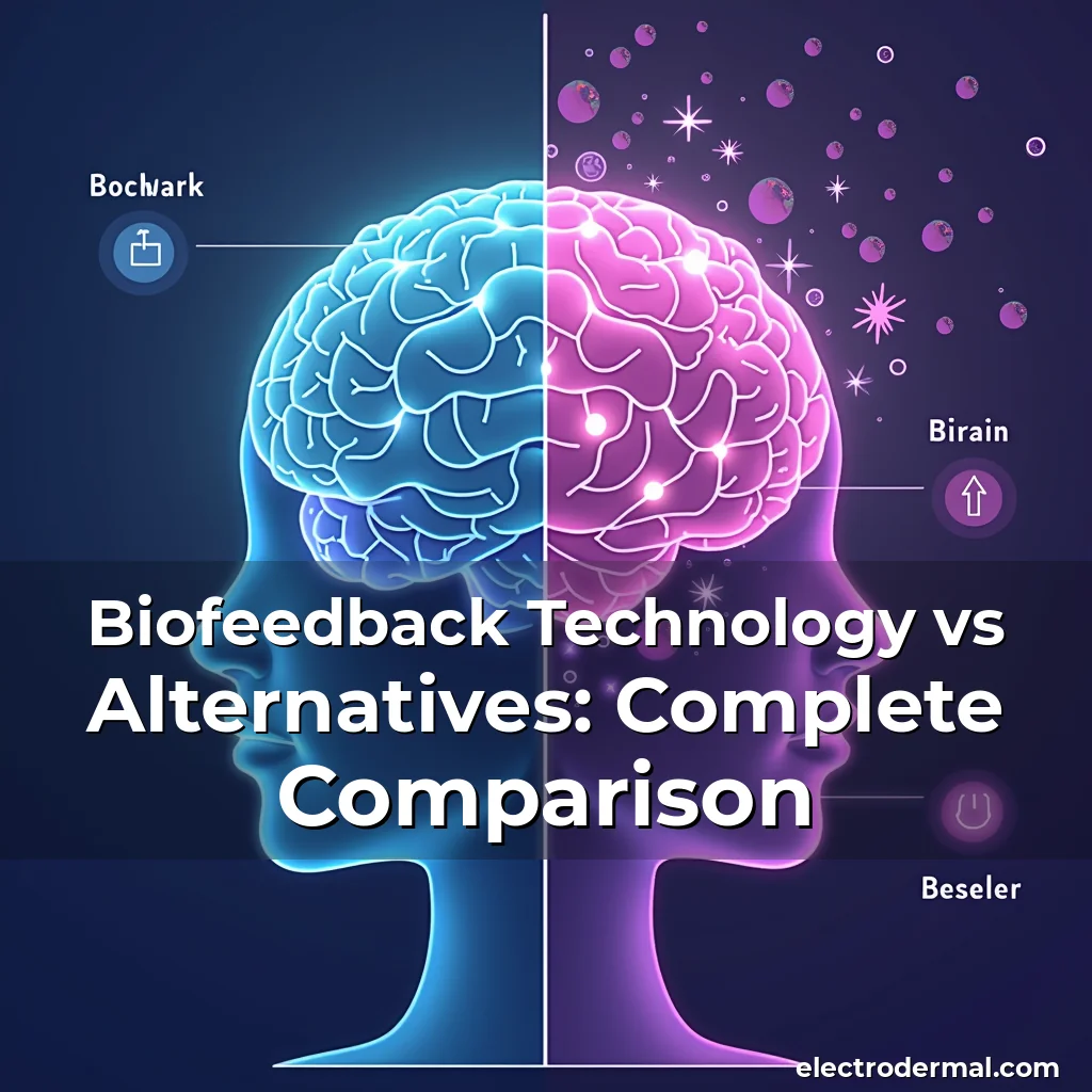 Artistic representation for Biofeedback Technology vs Alternatives: Complete Comparison