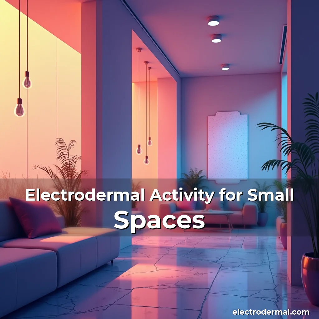 Artistic representation for Electrodermal Activity for Small Spaces