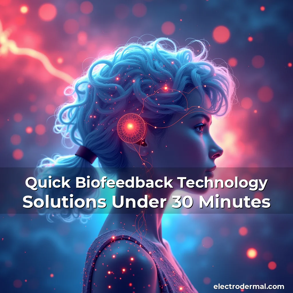 Artistic representation for Quick Biofeedback Technology Solutions Under 30 Minutes