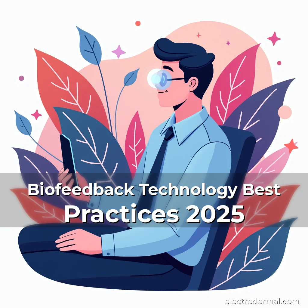 Artistic representation for Biofeedback Technology Best Practices 2025