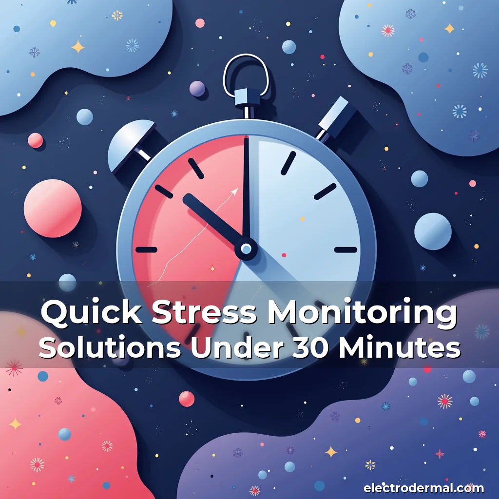 Artistic representation for Quick Stress Monitoring Solutions Under 30 Minutes