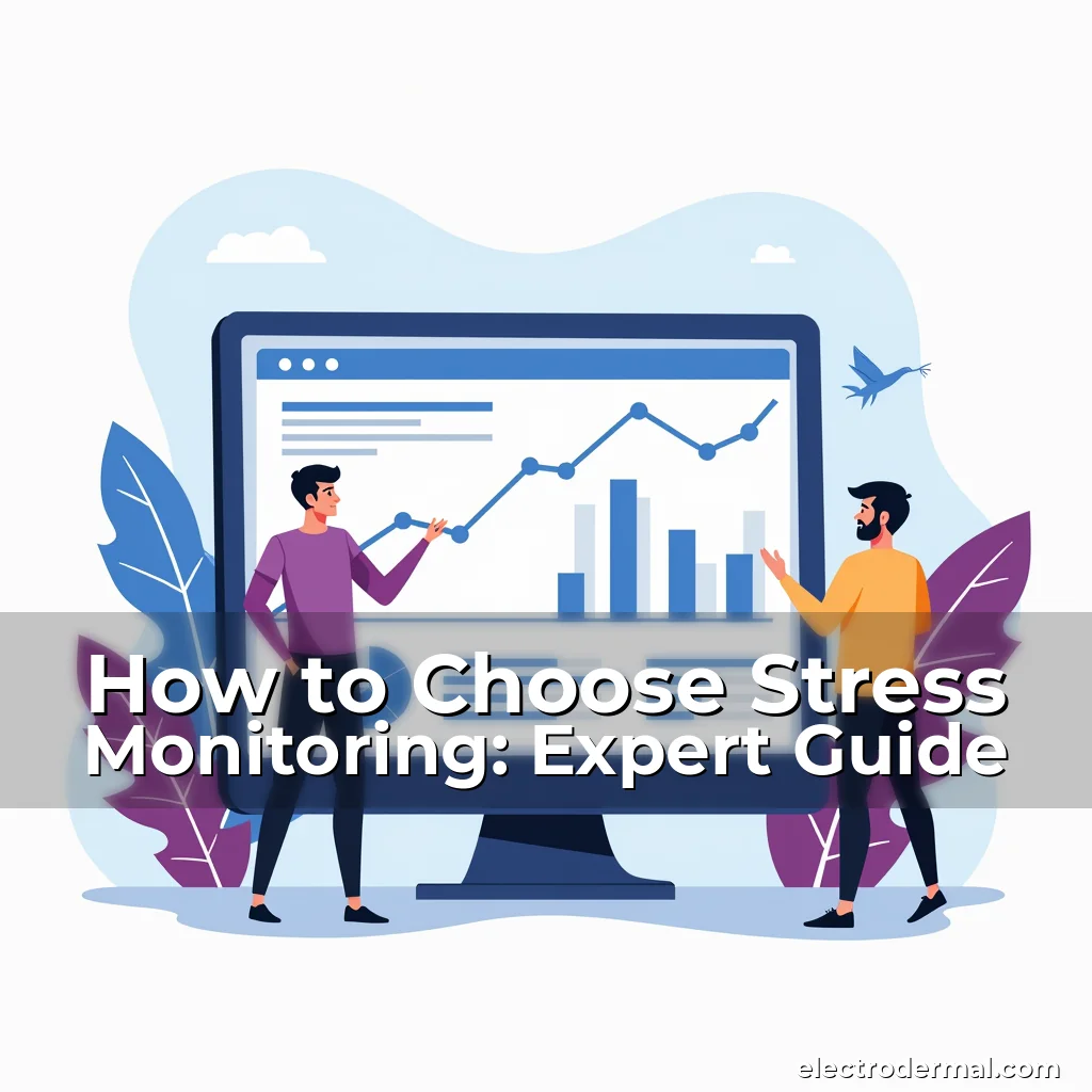 Artistic representation for How to Choose Stress Monitoring: Expert Guide
