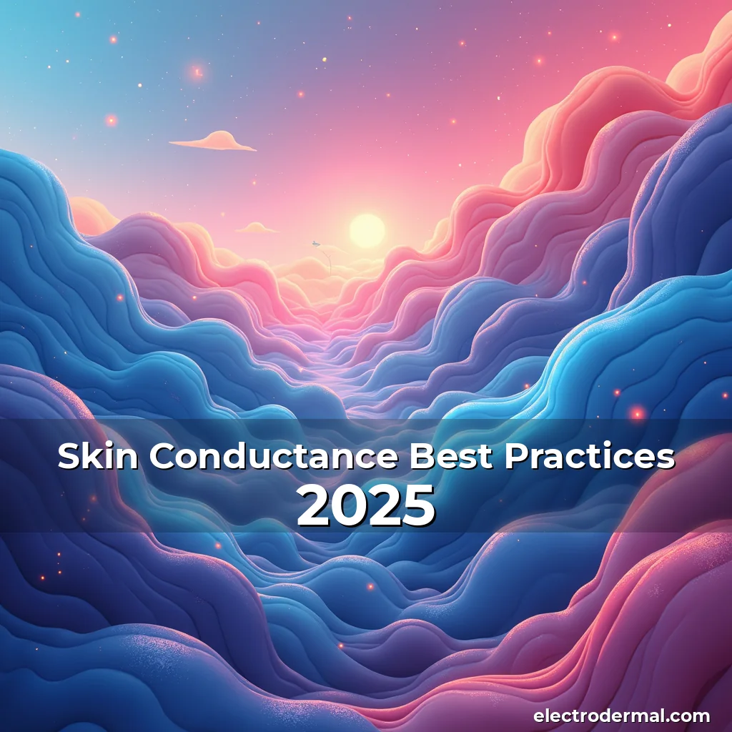 Artistic representation for Skin Conductance Best Practices 2025