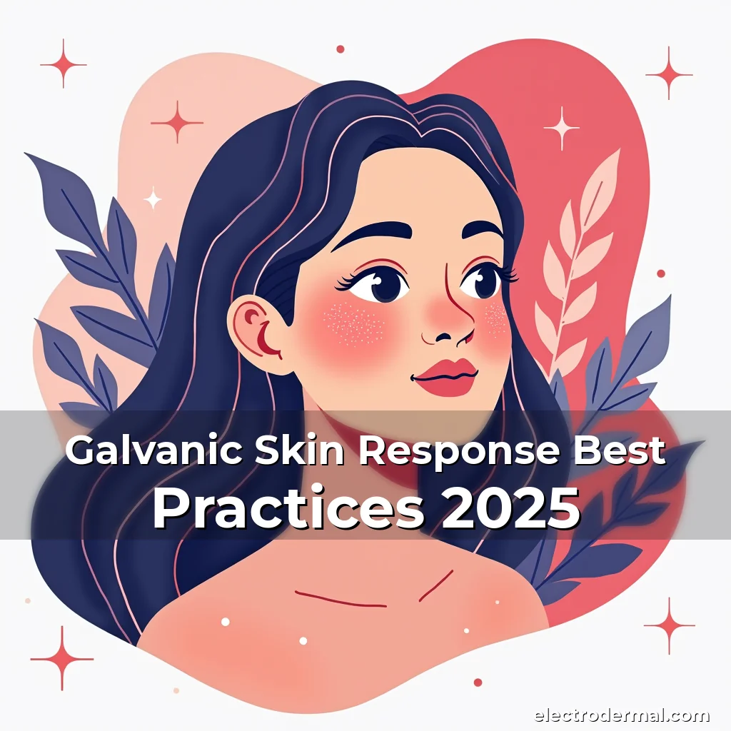 Artistic representation for Galvanic Skin Response Best Practices 2025