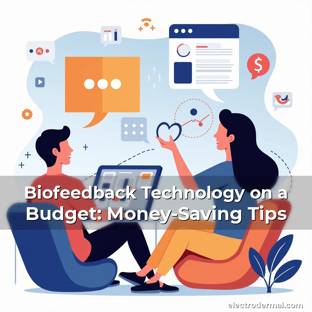 Artistic representation for Biofeedback Technology on a Budget: Money-Saving Tips