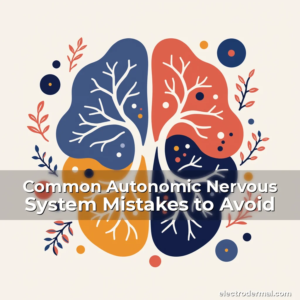 Artistic representation for Common Autonomic Nervous System Mistakes to Avoid