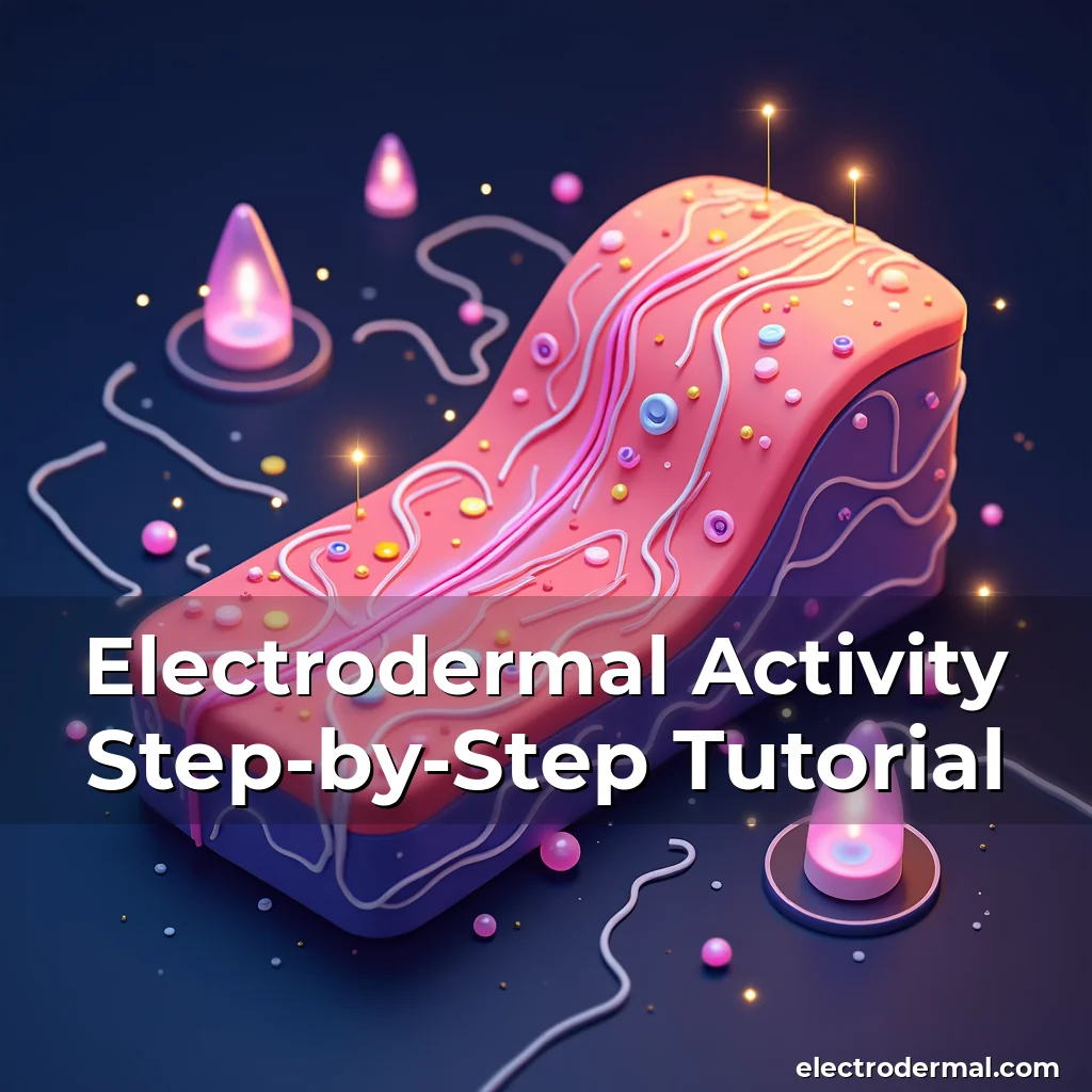 Artistic representation for Electrodermal Activity Step-by-Step Tutorial