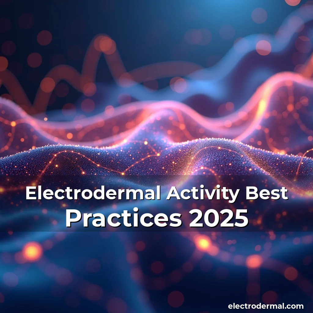 Artistic representation for Electrodermal Activity Best Practices 2025