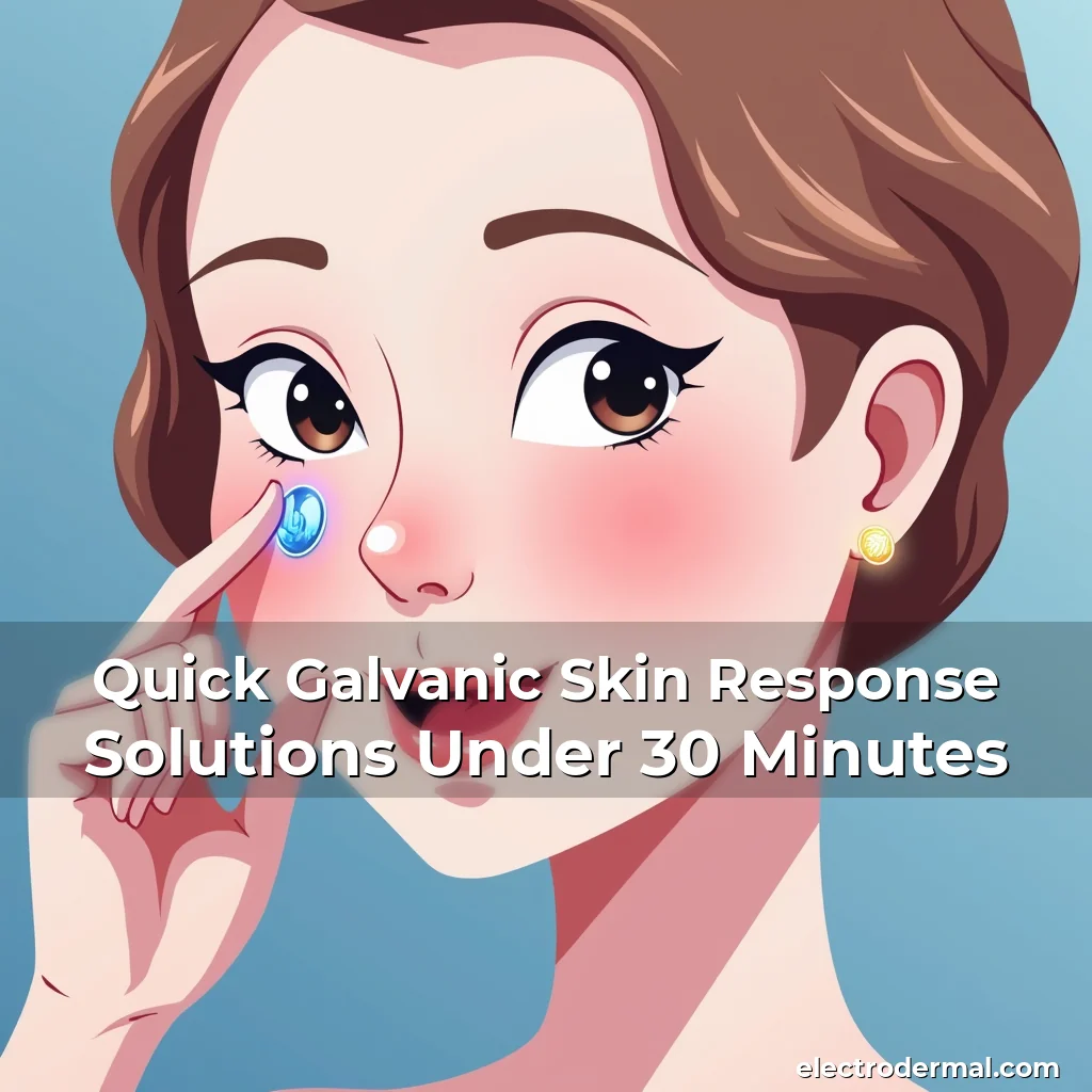 Artistic representation for Quick Galvanic Skin Response Solutions Under 30 Minutes