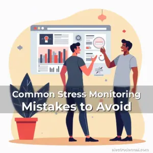 Artistic representation for Common Stress Monitoring Mistakes to Avoid